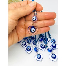 Cam Kalpli Araba Ayna Süsü Araba Nazarlık Nazar Koruması, 1 Adet Araba Hediyelik