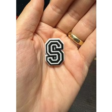 Terlik Süsü/siyah S Harfi