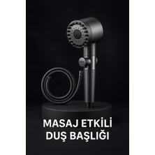 Masaj Etkili Duş Başlığı – Su Tasarruflu & Stop Düğmeli
