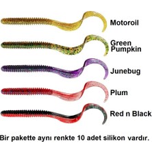 Savage Gear Rib Worm 9cm 3gr Silikon Yem (10'lu Paket) İğnesiz