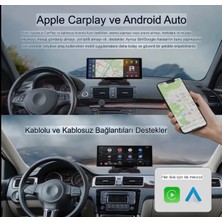 Bubitechh Carplay ve Android Auto Destekli Çift Kameralı Araç Içi Monitör Araç Içi Multimedia Oynatıcı
