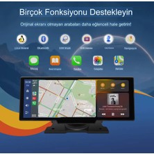 Bubitechh Carplay ve Android Auto Destekli Çift Kameralı Araç Içi Monitör Araç Içi Multimedia Oynatıcı