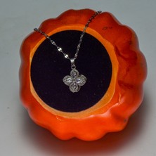 Chainbysilver Çelik Gümüşrengi Oynarlı Sallantılı Kolye