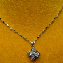 Chainbysilver Çelik Gümüşrengi Oynarlı Sallantılı Kolye