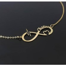 Sonsuzluk 14 Ayar Altın Kolye