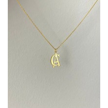 Sevgili Harfler 14 Ayar Altın Kolye