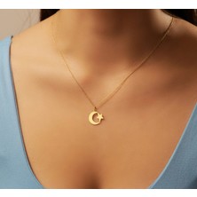 Hilal 14 Ayar Altın Kolye