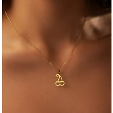 Kiraz 14 Ayar Altın Kolye