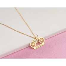 Bisiklet 14 Ayar Altın Kolye