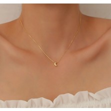 Ay 14 Ayar Altın Kolye