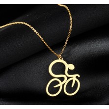 Bisiklet 14 Ayar Altın Kolye