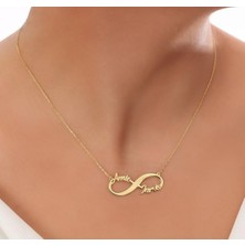 Sonsuzluk 14 Ayar Altın Kolye