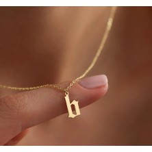 Harf 14 Ayar Altın Kolye