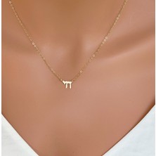 Sayı Yazılı 14 Ayar Altın Kolye