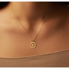 Yonca 14 Ayar Altın Kolye