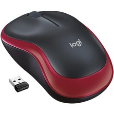 Logitech M185 Kablosuz Kırmızı Mouse