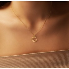 Ay 14 Ayar Altın Kolye