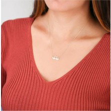 Kuğu 14 Ayar Altın Kolye