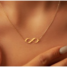 Sonsuzluk 14 Ayar Altın Kolye