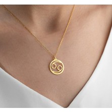 Burç 14 Ayar Altın Kolye