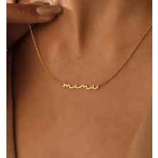 Isim Yazılı 14 Ayar Altın Kolye