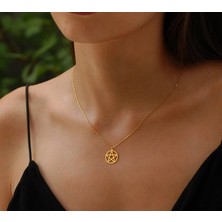 Davud Yıldızı 14 Ayar Altın Kolye