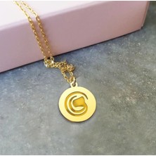 Kova Burç 14 Ayar Altın Kolye