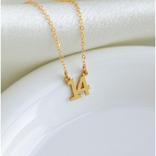 14 Sayısı 14 Ayar Altın Kolye