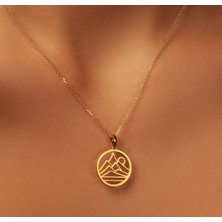 Doğa 14 Ayar Altın Kolye
