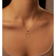 Kurbağa 14 Ayar Altın Kolye