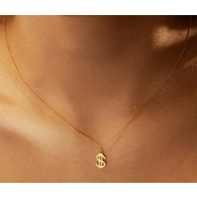 Dolar 14 Ayar Altın Kolye