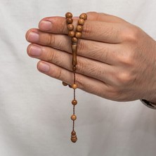 Sıkma Kehribar 925 Ayar Gümüş Tesbih