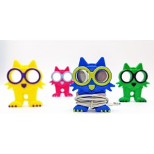 BYR Fat Cat Kulaklık Tutucu (Kulaklık Tutucu) (Plastik Aparattır!!!)