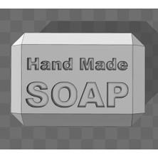 BYR 7oz (200G) Kalıp Sabun Için Kabartmalı Sabun Kalıbı (Plastik Aparattır!!!)