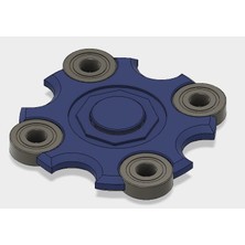 BYR Yuvarlak, 5 Yatak Fidget Spinner (Plastik Aparattır!!!)