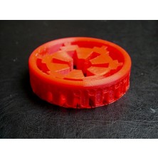 BYR Ölüm Yıldızı Duvar Paneli Dekorlu Star Wars Imperial Seal Sabunluk (Plastik Aparattır!!!)