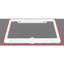 BYR Jurassic Park - Dinozor Süpervizörü, Plaka Çerçevesi (Plastik Aparattır!!!)