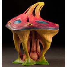 BYR Masaüstü Bitkisi: "garip Mantar" (Uzaylı Bitki Örtüsü 03) (Plastik Aparattır!!!)