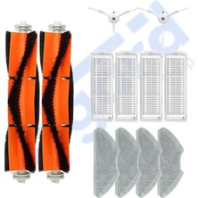 Asgard Grup Xiaomi Mop 2 Pro (MJST1SHW) -Mop 2 Lite Uyumlu 2 Ana Fırça 2 Yan Fırça 4 Filtre 4 Mop