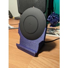 BYR Kablosuz Telefon Şarj Cihazı Dikey Bağlantı Istasyonu Tylt Qıshldbk-T 10CM (Plastik Aparattır!!!)