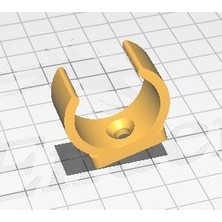 BYR 25MM Boru Klipsi (Plastik Aparattır!!!)