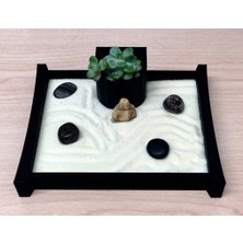 BYR Saksılı Masaüstü Zen Bahçesi (Plastik Aparattır!!!)