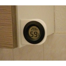 BYR Higrometre Tutucu (Bir Dolaba Yapıştırma Için) (Plastik Aparattır!!!)