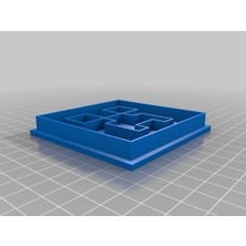 BYR Minecraft Creeper Kurabiye Kesici / Kabartma 2 Parçalı (Plastik Aparattır!!!)