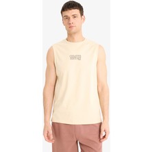 DeFacto %100 Pamuk Regular Fit Baskılı Bisiklet Yaka Atlet E5189AX25SM