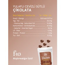Fro 3'lü Yulaflı Cevizli Sütlü Çikolata Glutensiz Sağlıklı Atıştırmalık 3 x 50 gr