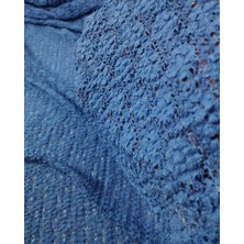 Mavi Renkte Jarse (En 100 cm x Boy 360 Cm)