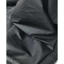 Telalı Siyah Renkte Rüzgarlık Benzeri Dokuma (En  140 cm x Boy  250 Cm)