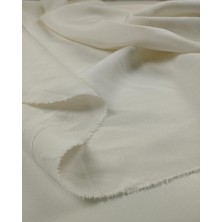 Ekru Renkte Ince Viskon Keten (En  150 cm x Boy  110 Cm)