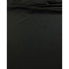 Siyah Renkte Tok Krep (En  125 cm x Boy  240 Cm)